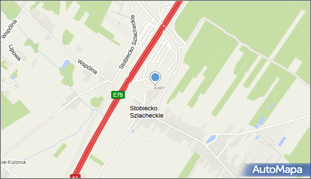 Stobiecko Szlacheckie, Stobiecko Szlacheckie, mapa Stobiecko Szlacheckie