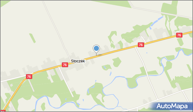 Stoczek gmina Garwolin, Stoczek, mapa Stoczek gmina Garwolin