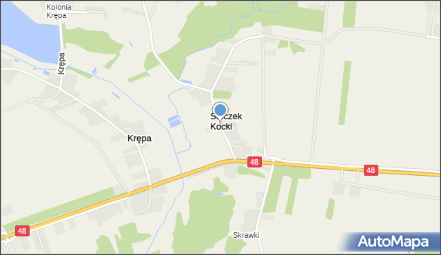 Stoczek Kocki, Stoczek Kocki, mapa Stoczek Kocki