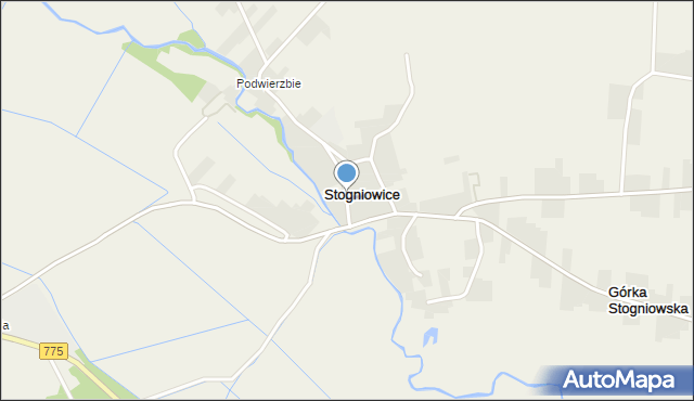 Stogniowice, Stogniowice, mapa Stogniowice