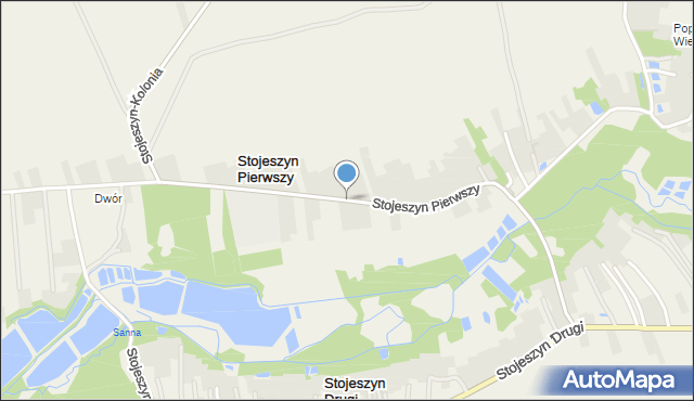 Stojeszyn Pierwszy, Stojeszyn Pierwszy, mapa Stojeszyn Pierwszy