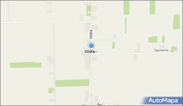 Stójka gmina Czemierniki, Stójka, mapa Stójka gmina Czemierniki