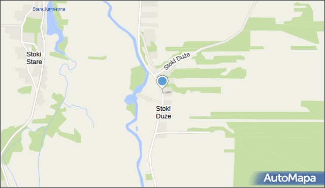 Stoki Duże, Stoki Duże, mapa Stoki Duże
