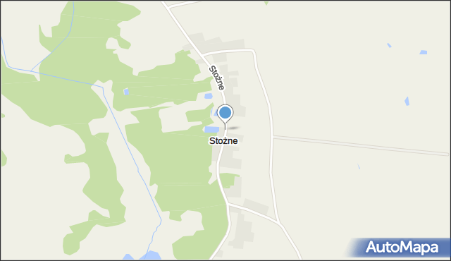 Stożne gmina Kalinowo, Stożne, mapa Stożne gmina Kalinowo