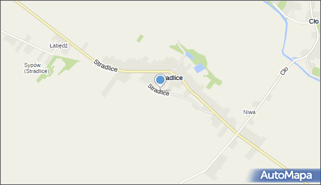 Stradlice, Stradlice, mapa Stradlice