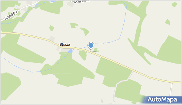 Straża, Straża, mapa Straża