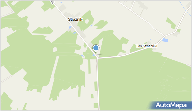 Strażnik, Strażnik, mapa Strażnik