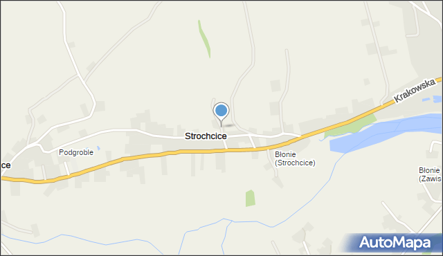 Strochcice, Strochcice, mapa Strochcice