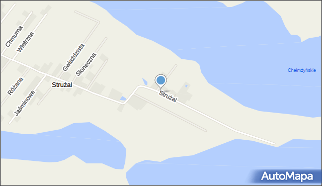 Strużal, Strużal, mapa Strużal