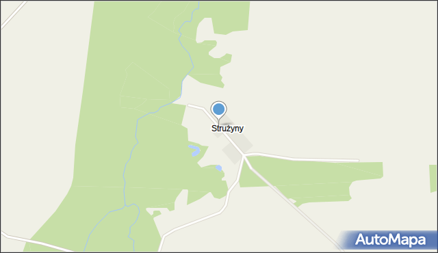 Strużyny, Strużyny, mapa Strużyny