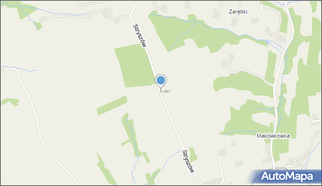 Stryszów, Stryszów, mapa Stryszów