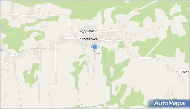 Stryszowa, Stryszowa, mapa Stryszowa