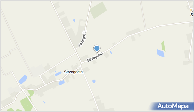Strzegocin gmina Kutno, Strzegocin, mapa Strzegocin gmina Kutno