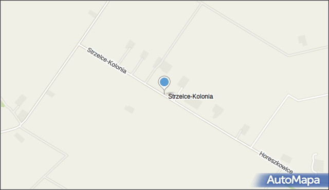 Strzelce-Kolonia, Strzelce-Kolonia, mapa Strzelce-Kolonia