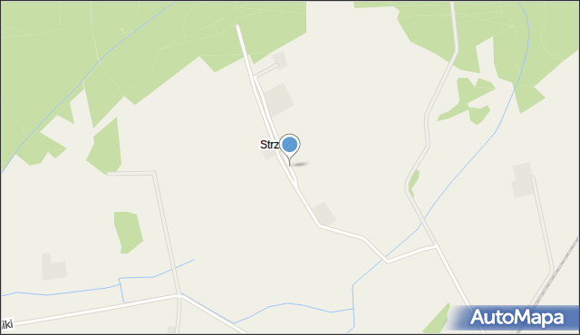 Strzelec, Strzelec, mapa Strzelec