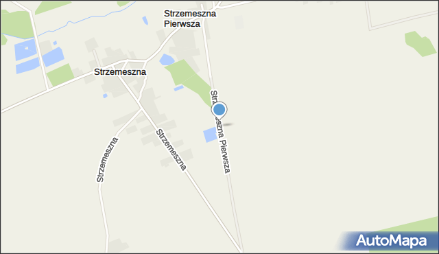 Strzemeszna Pierwsza, Strzemeszna Pierwsza, mapa Strzemeszna Pierwsza