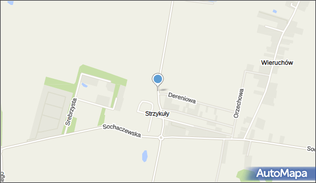 Strzykuły, Strzykulska, mapa Strzykuły