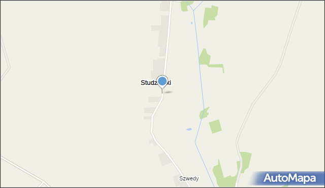 Studzianki gmina Lipnik, Studzianki, mapa Studzianki gmina Lipnik
