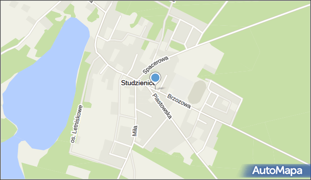 Studzienice powiat bytowski, Studzienice, mapa Studzienice powiat bytowski