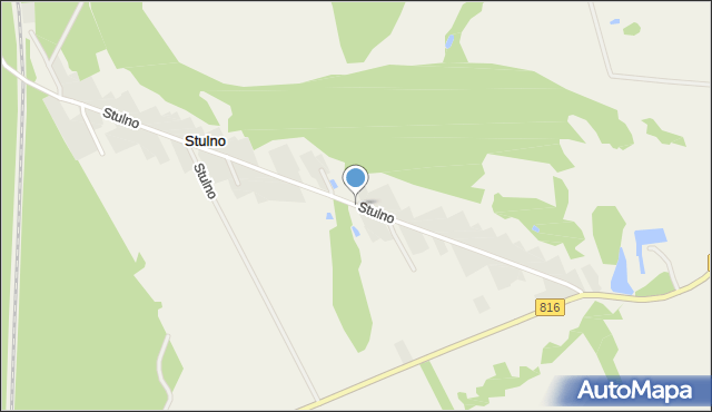 Stulno, Stulno, mapa Stulno