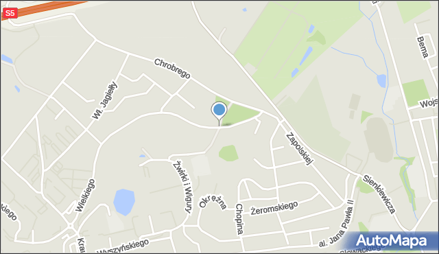 Świecie, Stawowa, mapa Świecie