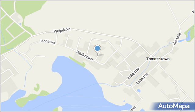 Tomaszkowo, Stynki, mapa Tomaszkowo