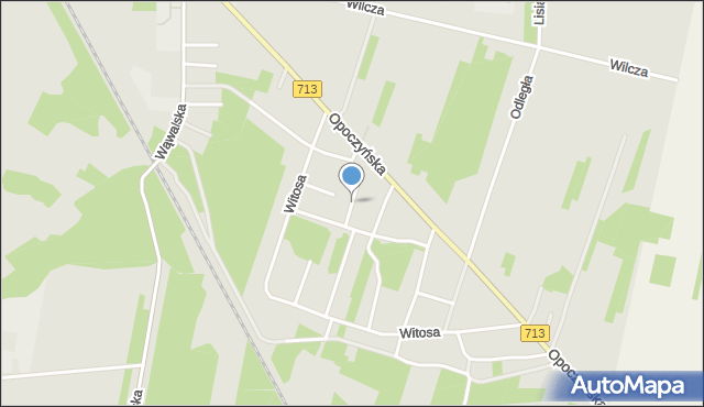 Tomaszów Mazowiecki, Stolarskiego Błażeja, mapa Tomaszów Mazowiecki