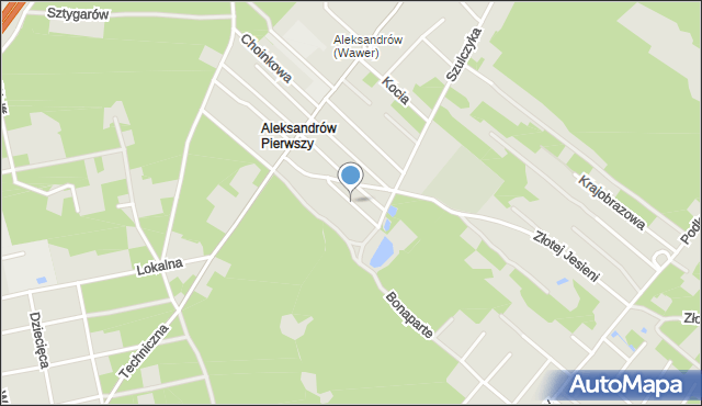 Warszawa, Stawowa, mapa Warszawy