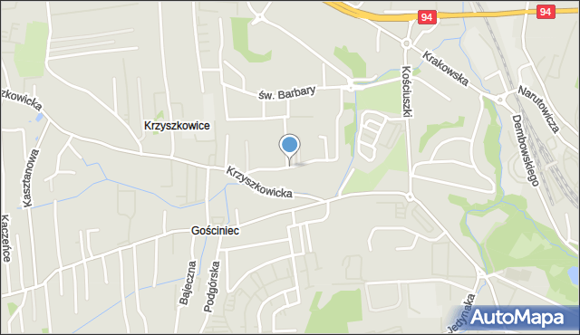 Wieliczka, Strzelców Wielickich, mapa Wieliczka