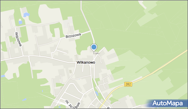 Wilkanowo gmina Świdnica, Strumykowa, mapa Wilkanowo gmina Świdnica