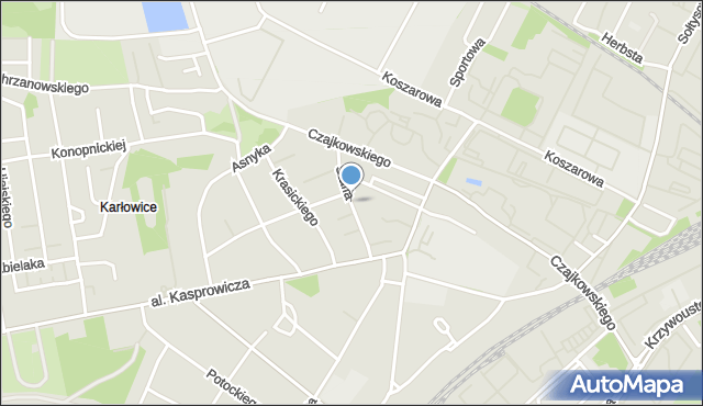 Wrocław, Staffa Leopolda, mapa Wrocławia