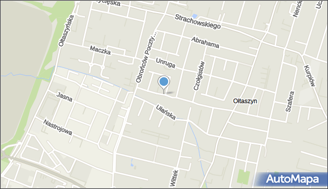 Wrocław, Starzyńskiego Stefana, mapa Wrocławia