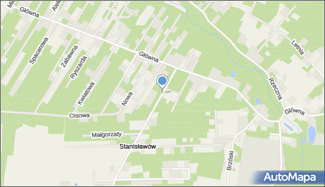 Zofiówka gmina Tuszyn, Stanisławowska, mapa Zofiówka gmina Tuszyn