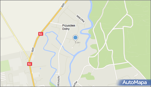 Dobre Miasto, Sucharskiego Henryka, mjr., mapa Dobre Miasto