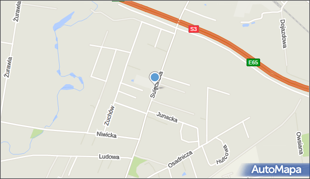 Gorzów Wielkopolski, Sulęcińska, mapa Gorzów Wielkopolski