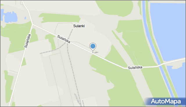 Konin, Sulańska, mapa Konina