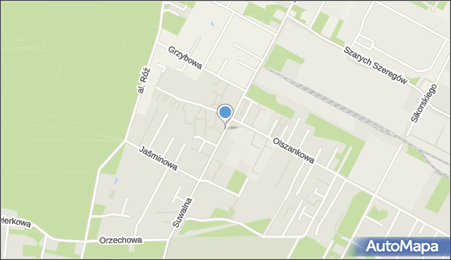 Legionowo, Suwalna, mapa Legionowo