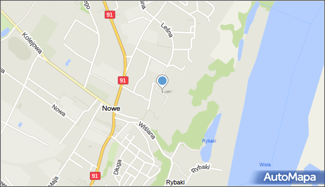 Nowe powiat świecki, Suchewicza Brunona, mapa Nowe powiat świecki