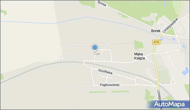 Sieradz, Sulimierskiego Filipa, mapa Sieradz