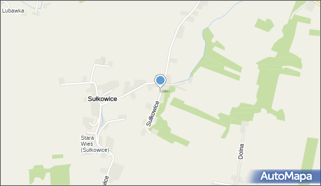 Sułkowice gmina Iwanowice, Sułkowice, mapa Sułkowice gmina Iwanowice