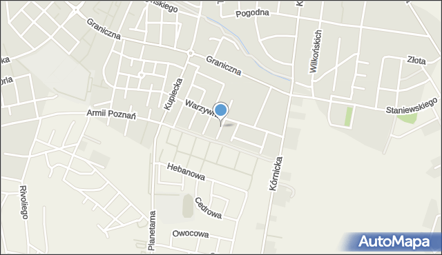 Swarzędz, Sukiennicza, mapa Swarzędz
