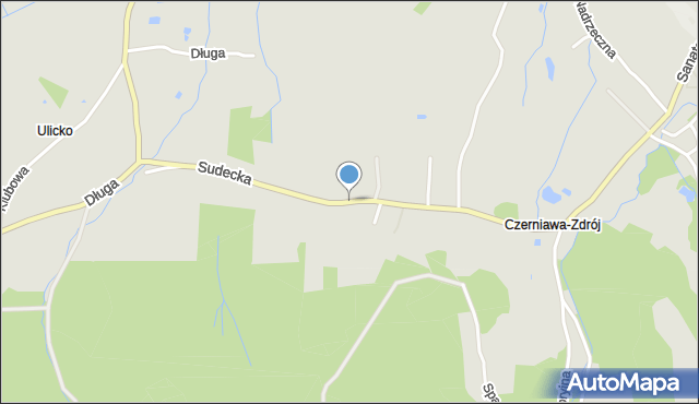 Świeradów-Zdrój, Sudecka, mapa Świeradów-Zdrój