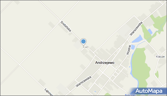 Andrzejewo powiat ostrowski, Świerkowa, mapa Andrzejewo powiat ostrowski