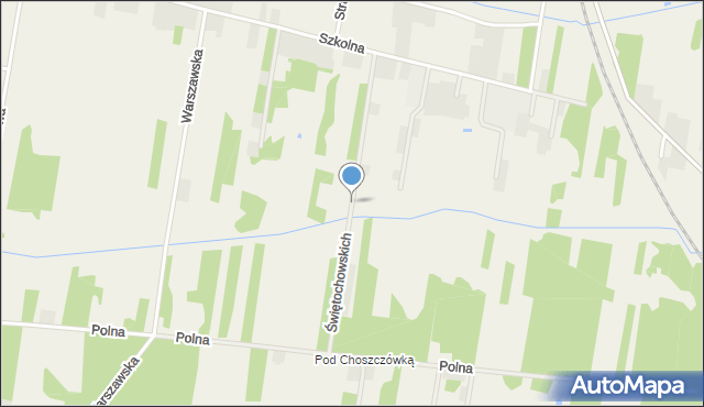 Cyganka gmina Dębe Wielkie, Świętochowskich, mapa Cyganka gmina Dębe Wielkie