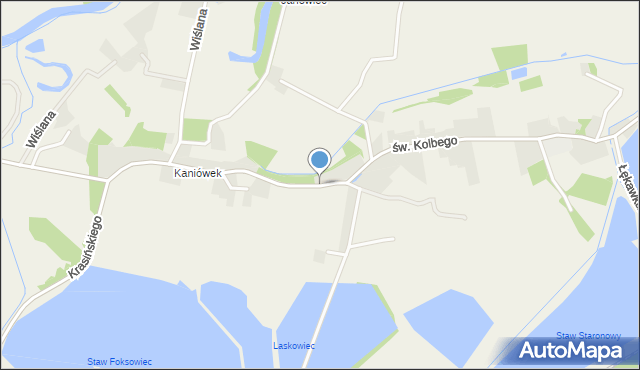 Dankowice gmina Wilamowice, św. Maksymiliana Marii Kolbego, mapa Dankowice gmina Wilamowice