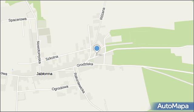 Jabłonna gmina Rakoniewice, św. Michała, mapa Jabłonna gmina Rakoniewice