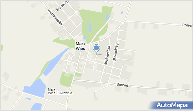 Mała Wieś powiat płocki, św. Maksymiliana Marii Kolbego, mapa Mała Wieś powiat płocki