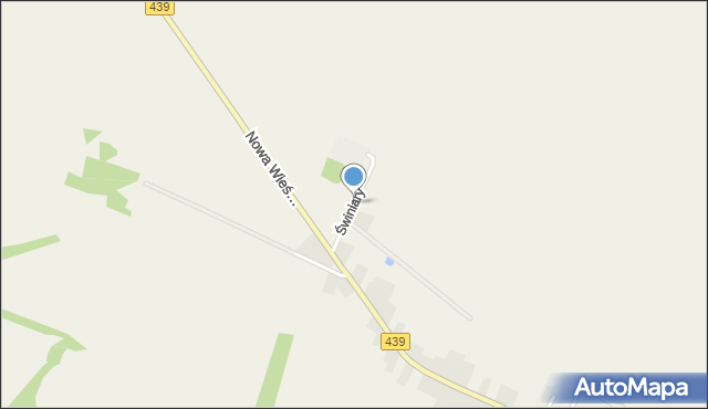 Nowa Wieś Goszczańska, Świniary, mapa Nowa Wieś Goszczańska