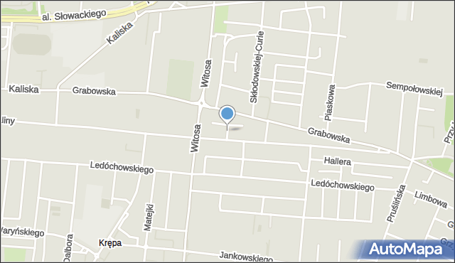 Ostrów Wielkopolski, Świt, mapa Ostrów Wielkopolski