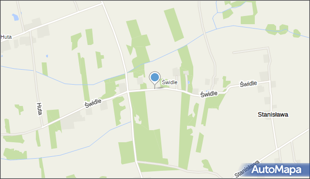 Przespolew Kościelny, Świdle, mapa Przespolew Kościelny